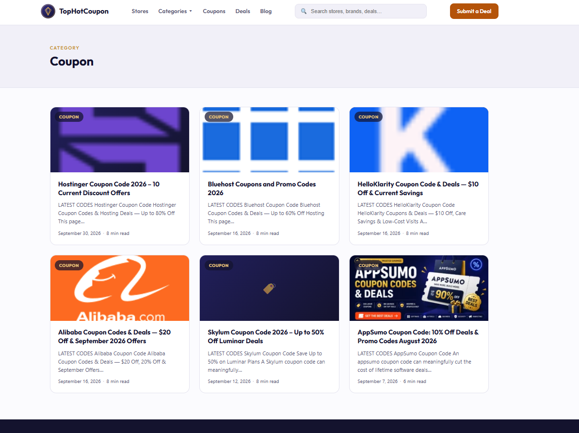 TopHotCoupon.com Coupon Suite
