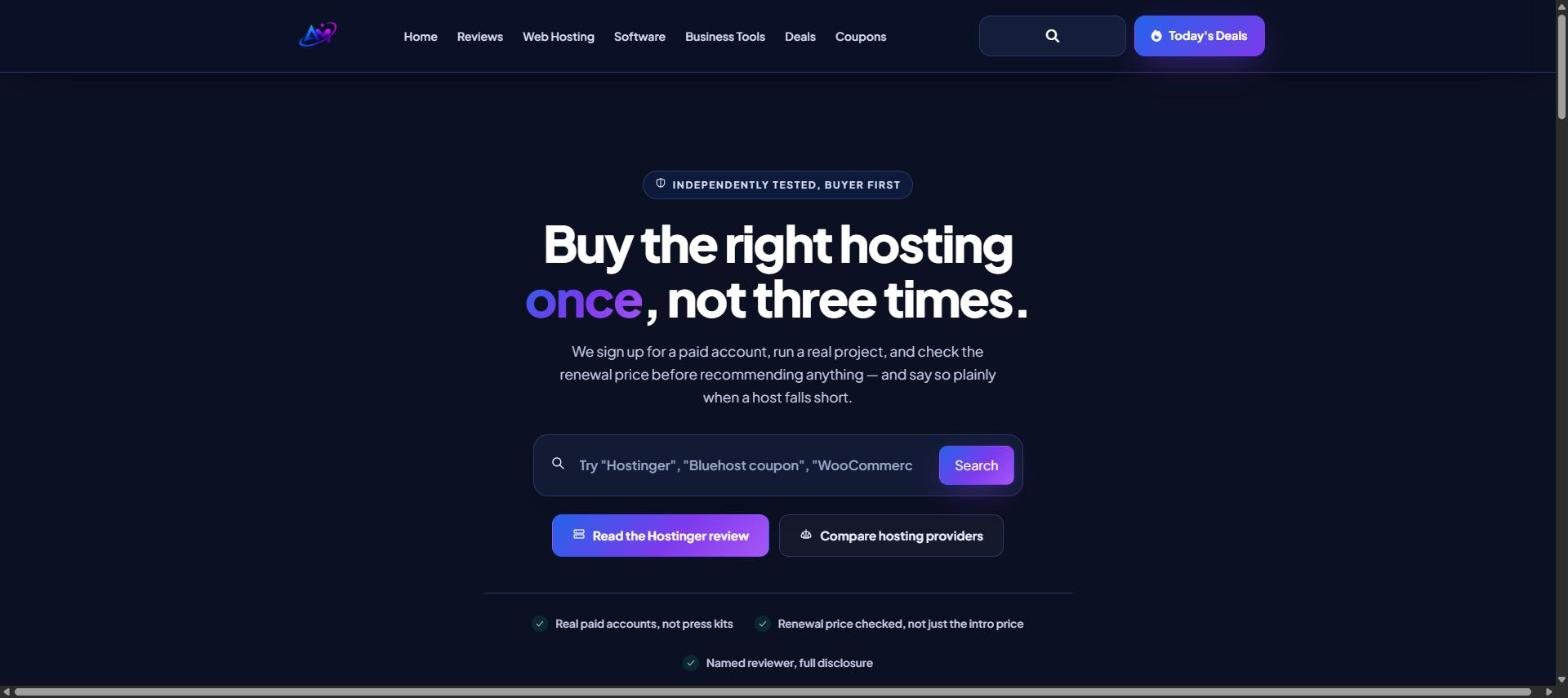 AffiliatesMaker demo screenshot